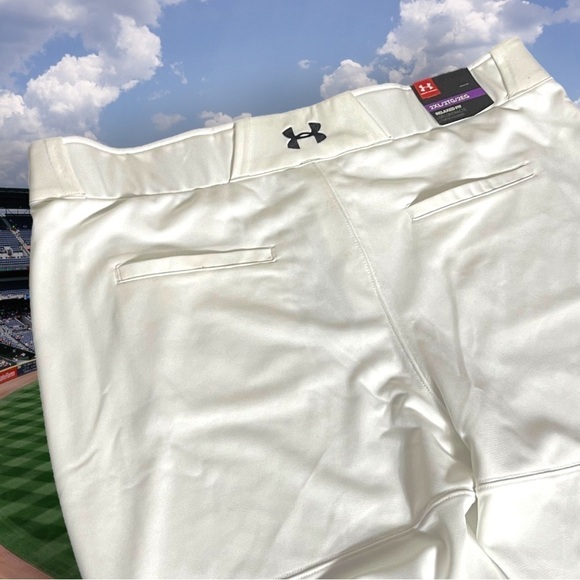 UNDER Armour New with Tags Lead Off White Relaxed Baseball Pants Size 2XL - Picture 12 of 14